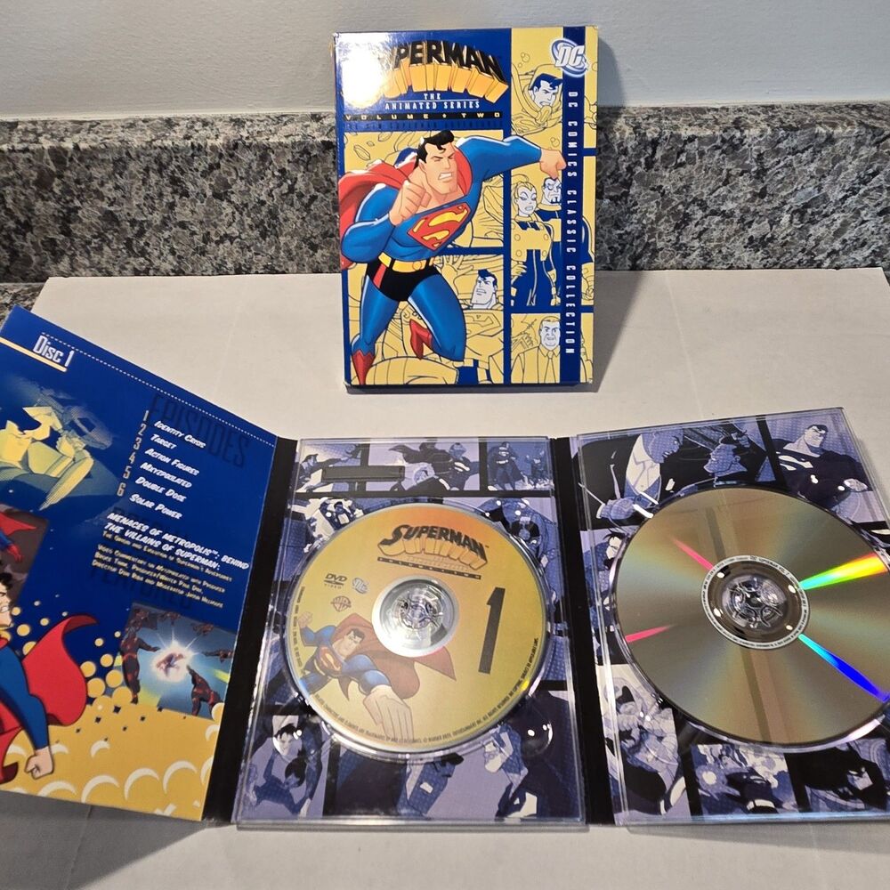 Superman: The Animated Series - DVD Set Volumes 1, 2, & 3 (DC Comics Classic) - Picture 14 of 16